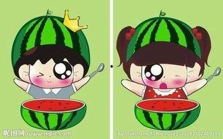 男女吃瓜现场图片,趣味横生的夏日午后时光